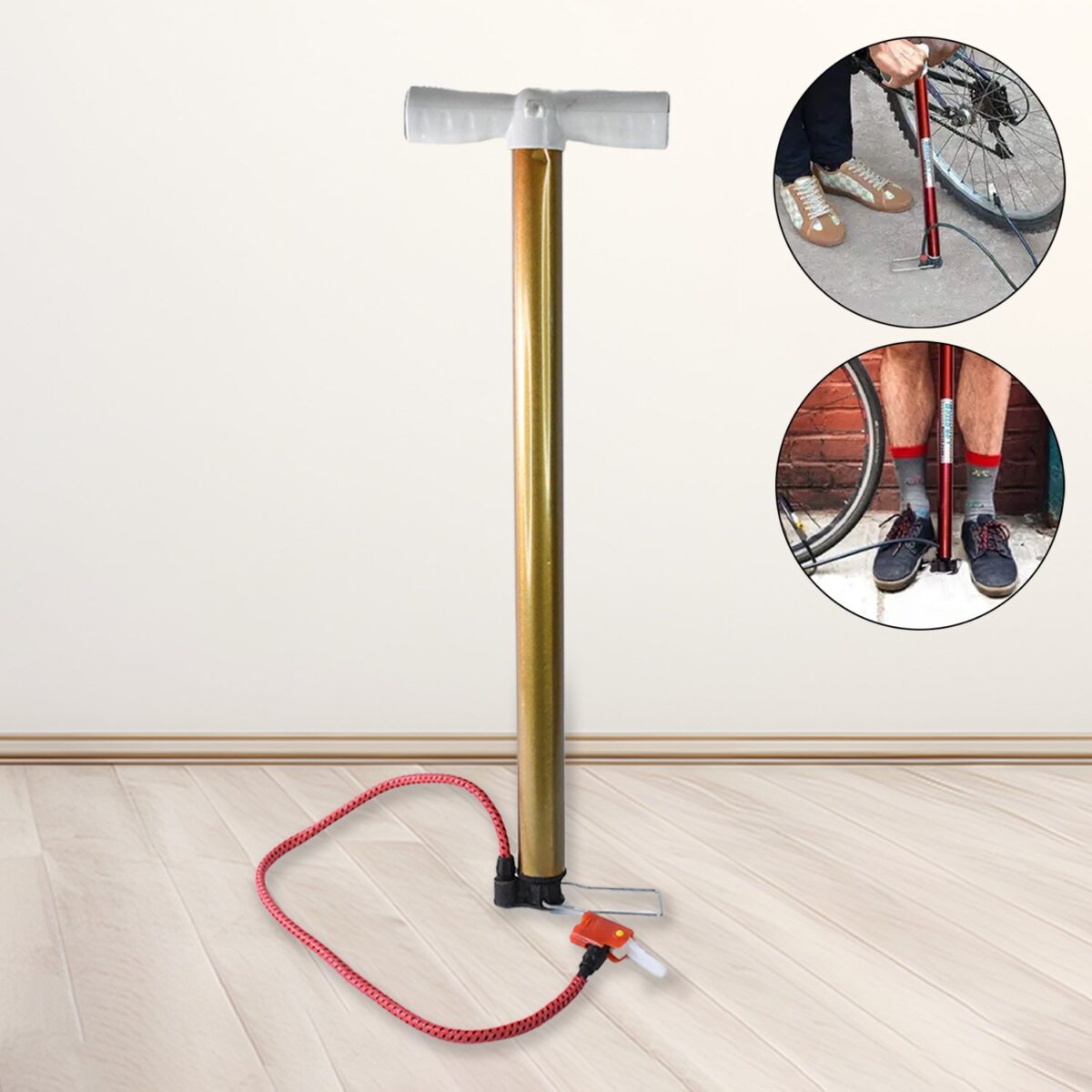 Strong Steel Air Pump (1 Pc / Mix Color) - Image 6