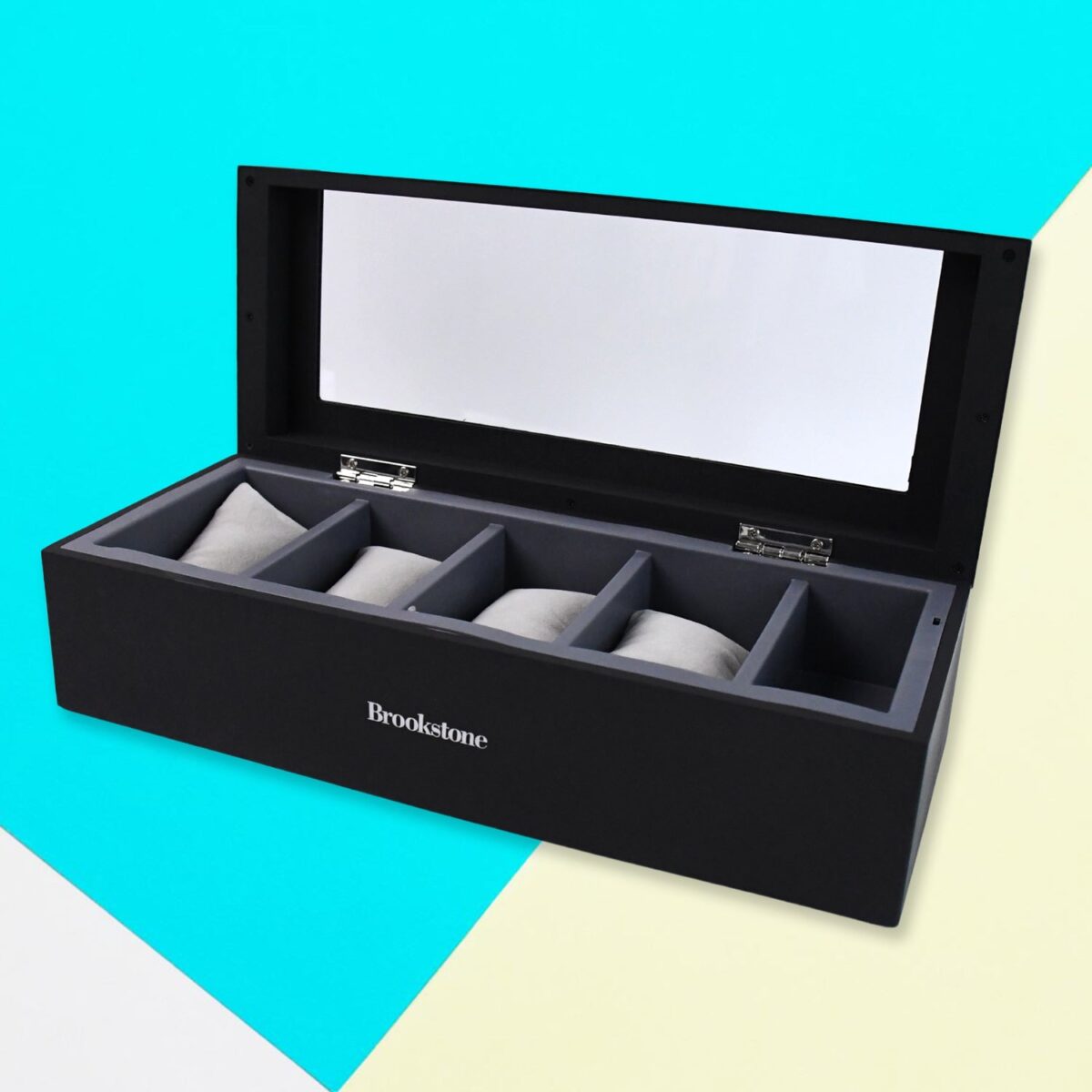 Style Fresh and Simple Girl Earrings Plate Jewellery Box Earrings Ring Multi-function Jewellery Storage Box - Image 2