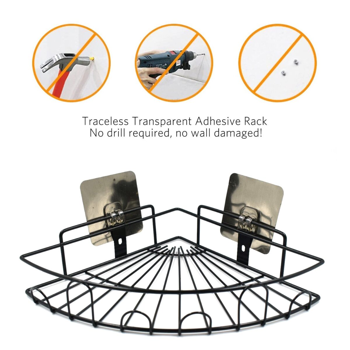 1 Pc Shower Caddy Corner for holding and storing various household stuffs and items etc. - Image 6
