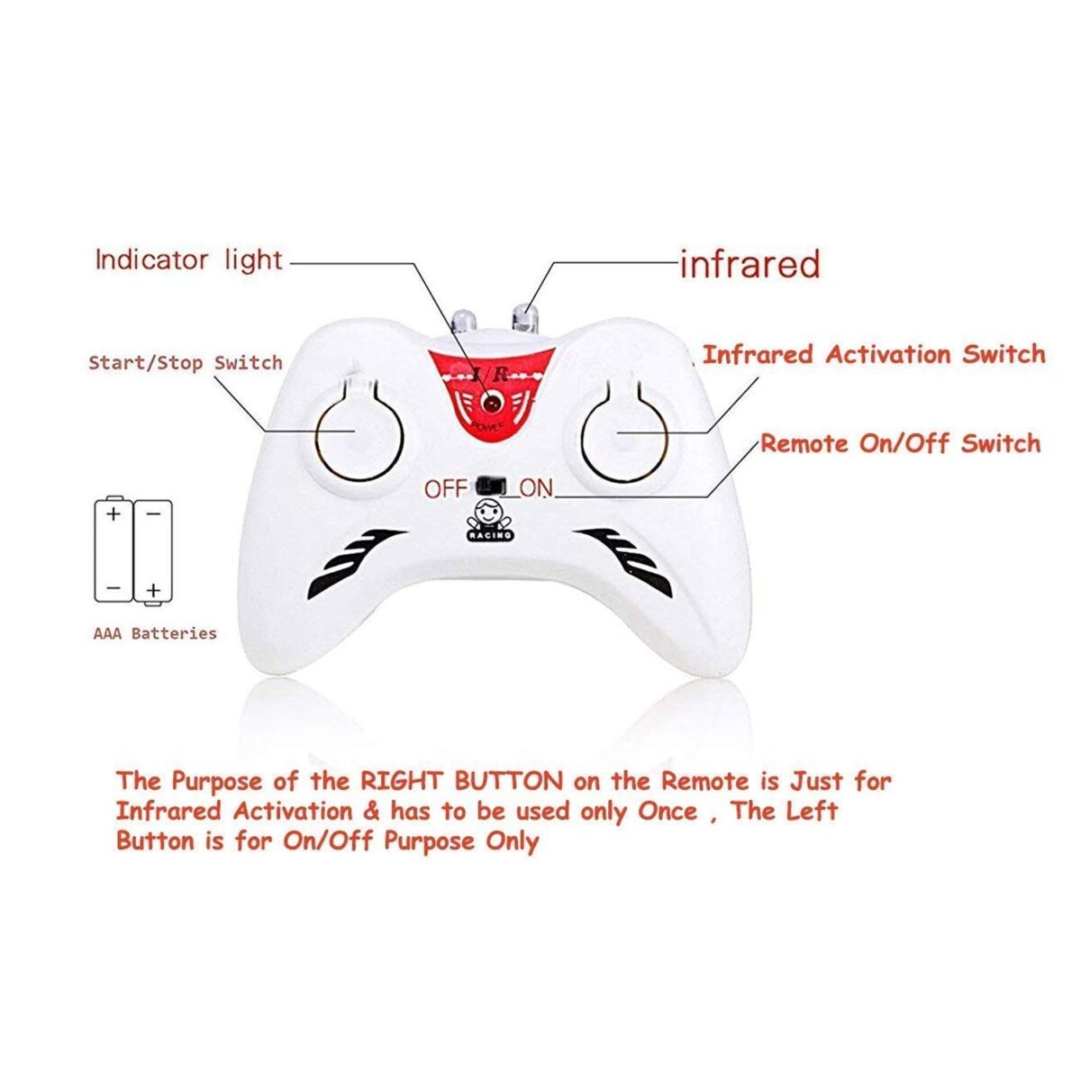 Remote Control Helicopter with USB Chargeable Cable for Boy and Girl Children (Pack of 1) - Image 10