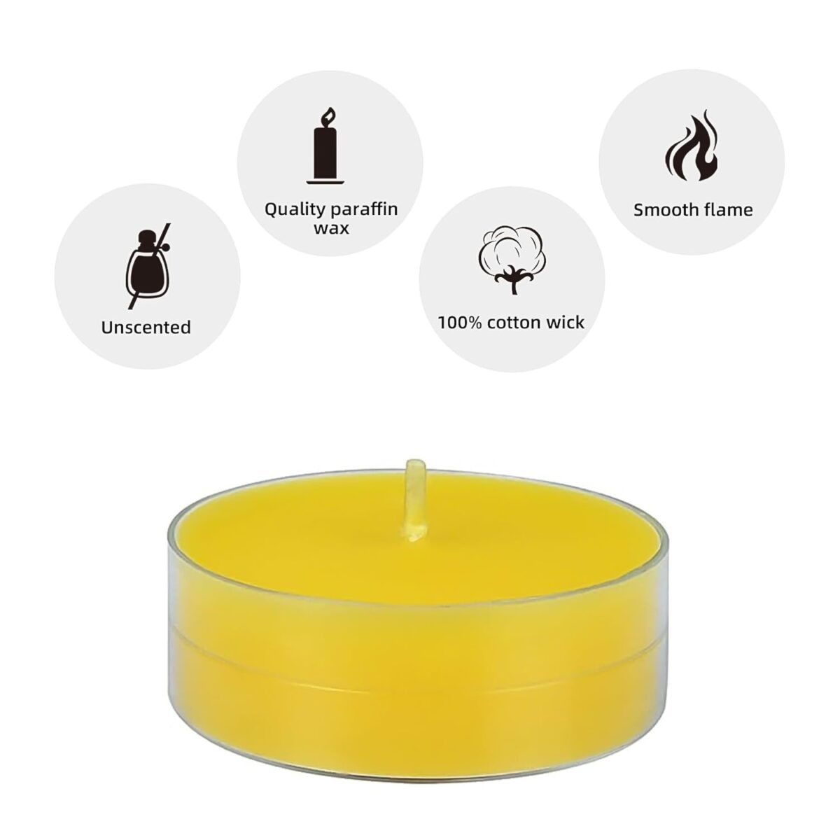 Tealight Diwali Candle Ã¢â‚¬â€œ Smokeless, Long-Burning, Mix Color (1 Pc / Mix Color) - Image 5