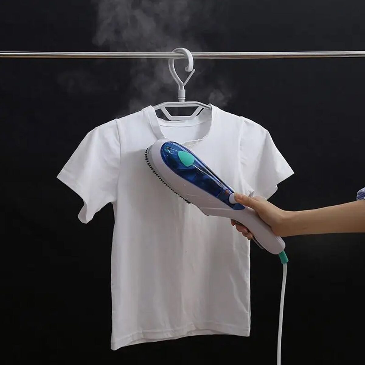 Portable ironing machine,1 Set Steam Iron Hand Held Crease Removal Portable Ironing Clothes ABS Brush Plush Toy Garment Steamer for Home Steam Iron, for Clothes, Travel Steamer - Image 5