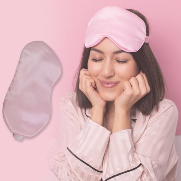 New Unisex Satin Sleep Mask â€“ For Travel & Meditation (1pc)