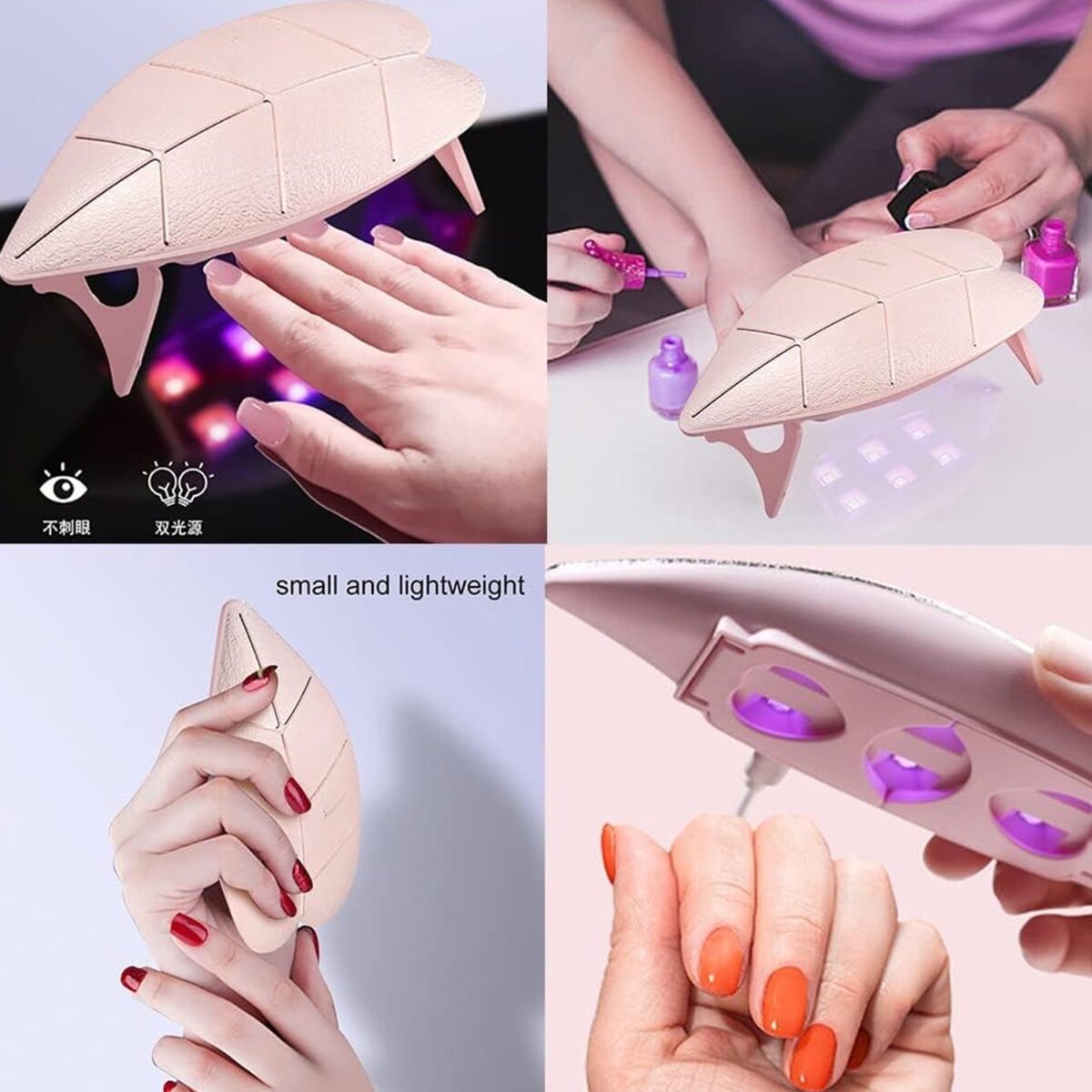 Mini Nail Lamp 6W UV LED Dryer Ã¢â‚¬â€œ Compact USB Nail Dryer for Gel Polish, Nail Art, Home & Salon Use (1 Pc) - Image 4