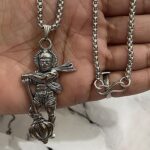 Hanuman Ji Pendant with Gada Religious Jewellery for Men and Women (1 Pc) - Image 3