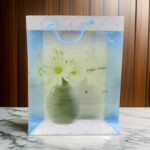 Plastic Transparent Bag With Handle (1 Pc / 34 x 26 Cm) - Image 3