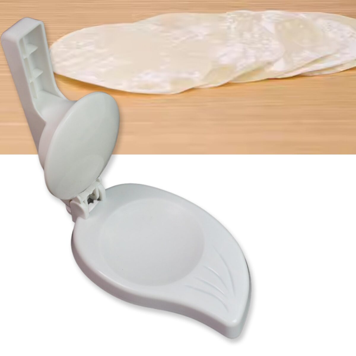 Plastic Puri Press Maker (1 Pc): Easy Chapati Roti Press (Kitchen) - Image 5