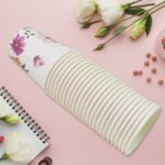 Disposable Paper Cups, Disposable Tea, Coffee Cups (24 Pcs Set / Mix Color & Design) - Image 6