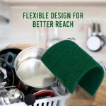 Fresh Mix Flavor Round Dishwash Bar With Super Scrubber Free Complete Dishwashing Solution, Tough Stains Remover (350 Gm) - Image 6
