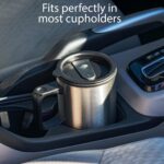 Stainless Steel Vacuum Glass Insulated Glass Coffee Cups (With Lid & Handle / 1 pc) - Image 3