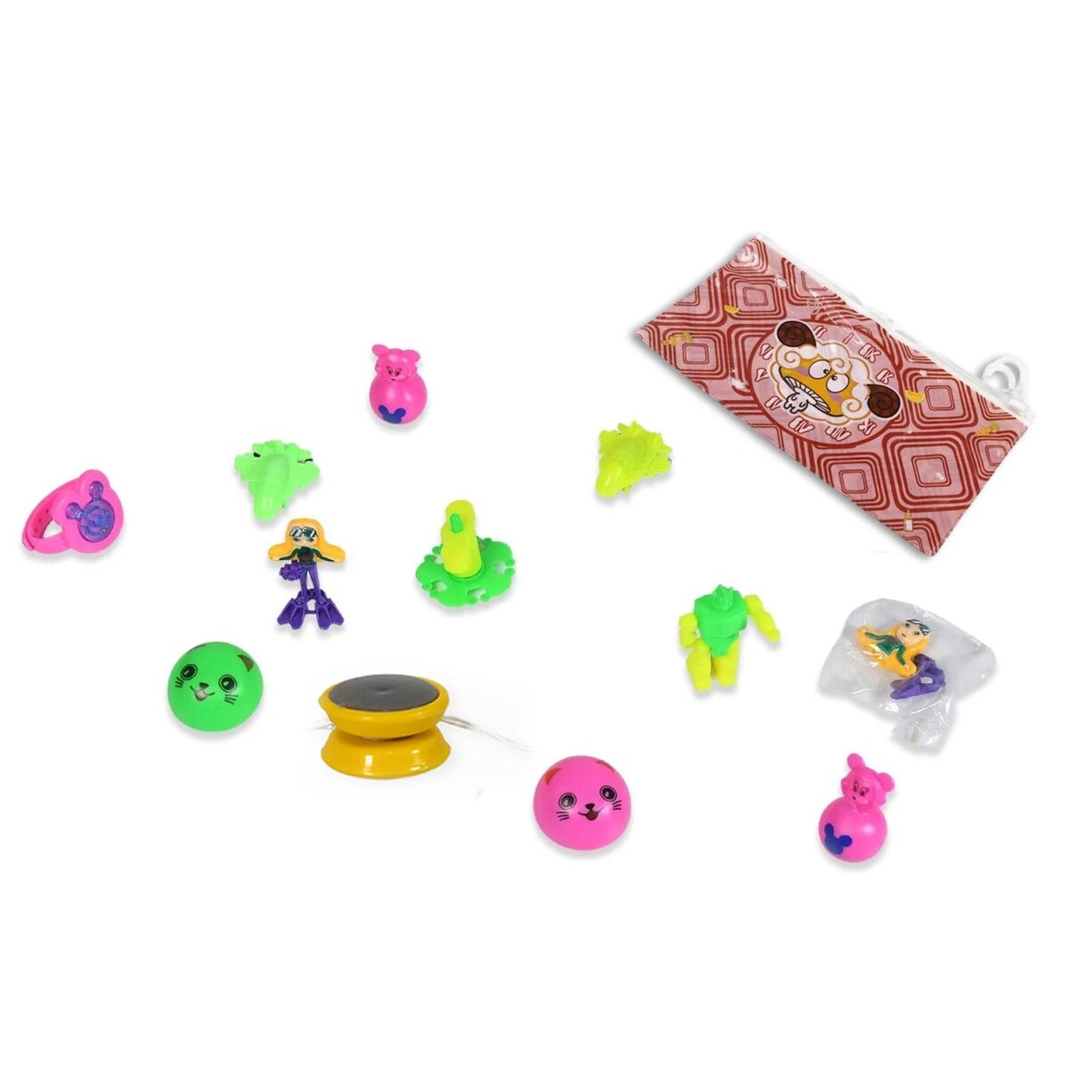 12pc Mix All New Toy And Plastic Pouch Mix All Types Playing Toy For Kids - Image 5