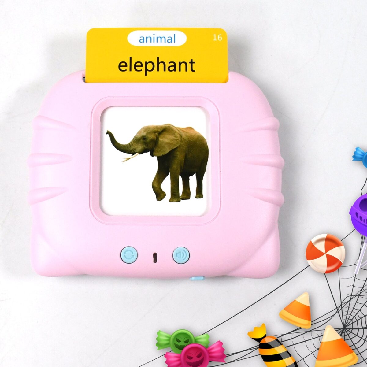 Preschool Learning Toys Flash Cards for Small Kids Educational Toys English Words Learning Machine for Kids with 224 Words, Birthday Gift for Kids Intelligent Electric Kids Language Card (1 Set) - Image 7