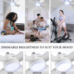 Original Cool LED Socket Fan Light â€“ Ceiling Fan Replacement, 1000 Lumens/5000K, Remote Controlled (Remote Battery Not Included) - Image 6