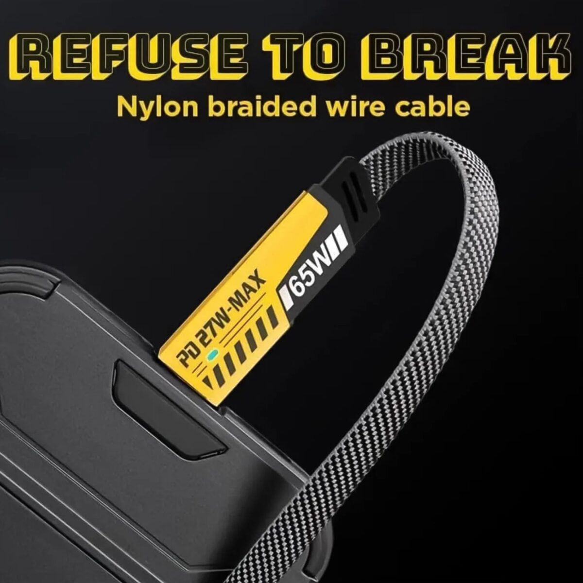 4 in 1 Charging Cable 65W Cable (1 Pc / 1 Mtr.) - Image 6