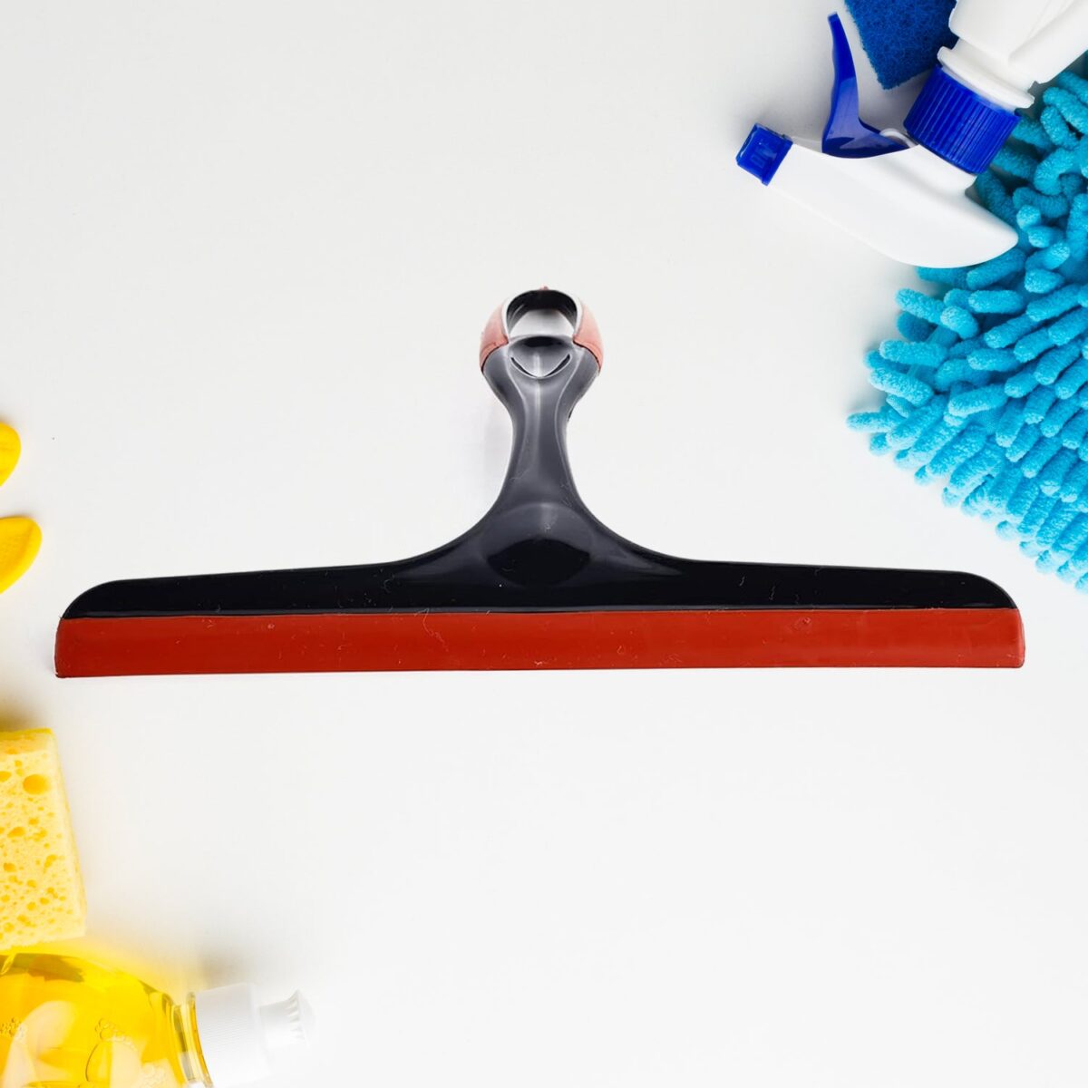 Plastic Kitchen Wiper - Silicone Head for Windows, Glass & Surfaces (1pc) - Image 1
