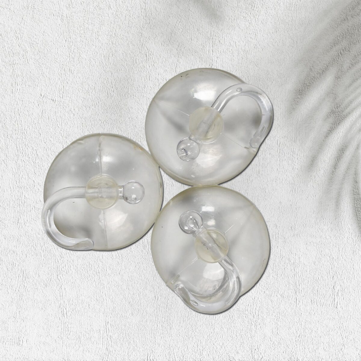 Transparent Rubber Vacuum Hangers for Bathroom, Kitchen, and Wall - Image 1