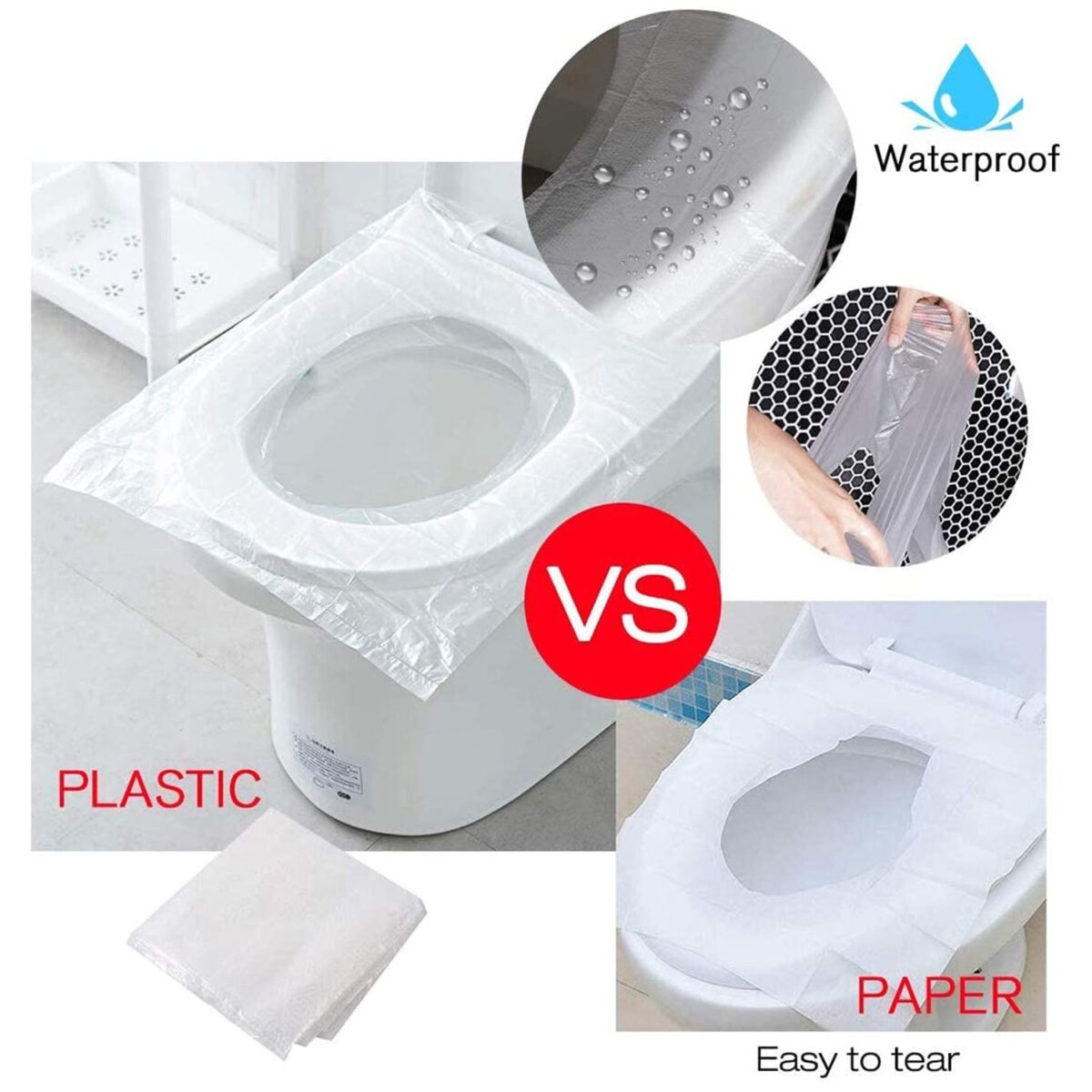 Travel Disposable Toilet Seat Cover (6 Pcs Set) - Image 3