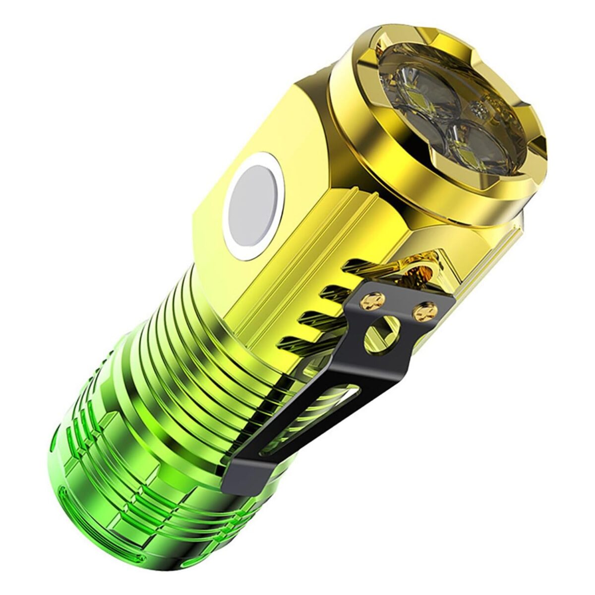 USB Chargeable Mini 3 LED Flashlight / Torch Light (1 Pc) - Image 5