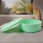 Ganesh 4In1Â Tiffin Box-Lunch Box | 3 Stainless Steel Containers 300 Ml Approx & Plastic Salad Container 200 Ml Approx| Plastic lid Box | Round Zip Bag | Leak Proof | Microwave SafeÂ for Office, College and School for Men, WomenÂ  - Image 6