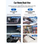 2 in 1 Wireless Vacuum Cleaner â€“ 120W Handheld USB Rechargeable for Home & Car (1 Pc) - Image 5