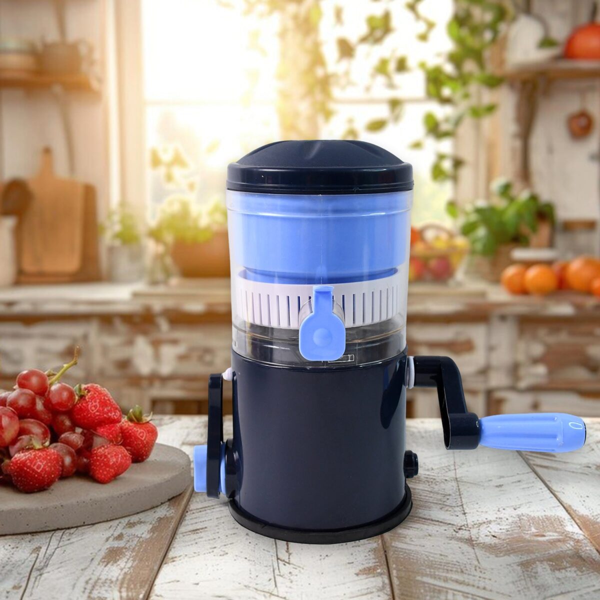 Ritu Hand Operated Compact Manual Juicer (Multicolor / 1 Pc) - Image 1