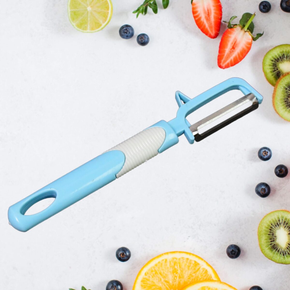 Multifunction Peeler Slicer with Plastic Handle (1 Pc / Mix Color) - Image 6