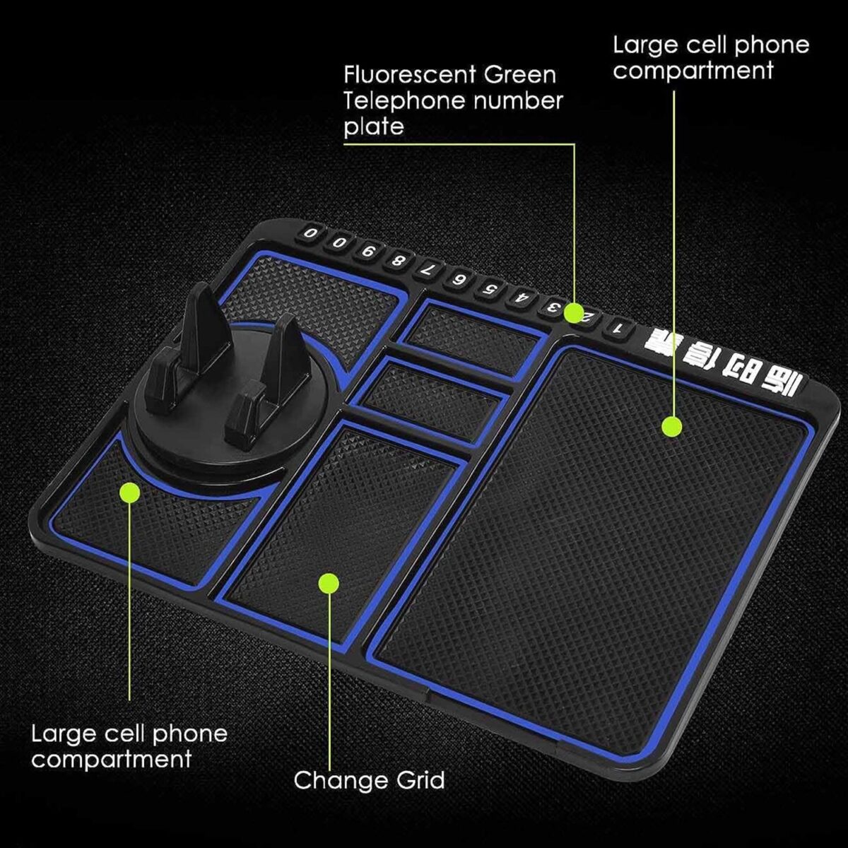Car Dashboard Mat & Mobile Phone Holder Mount - Image 7