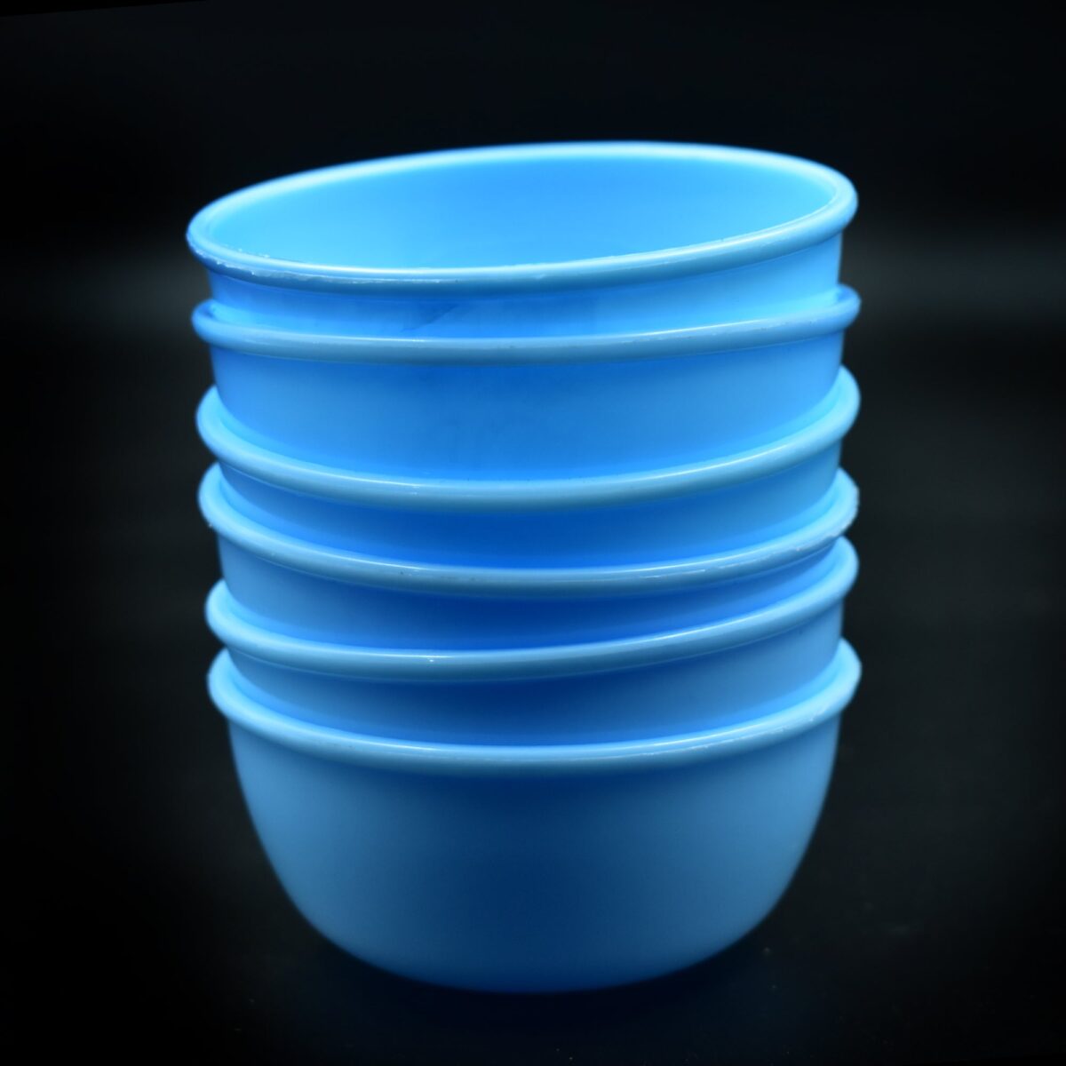 Small Plastic Bowl Set, Microwave Safe Unbreakable, Set of 6 - Image 5
