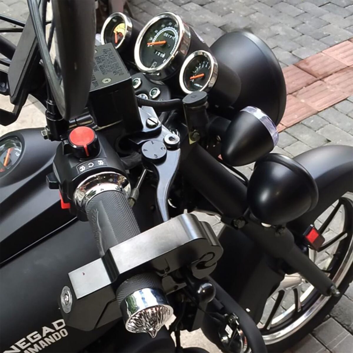 Motorcycle Grip Lock Universal Motorcycle Handlebar Throttle Grip Security Lock - Image 6