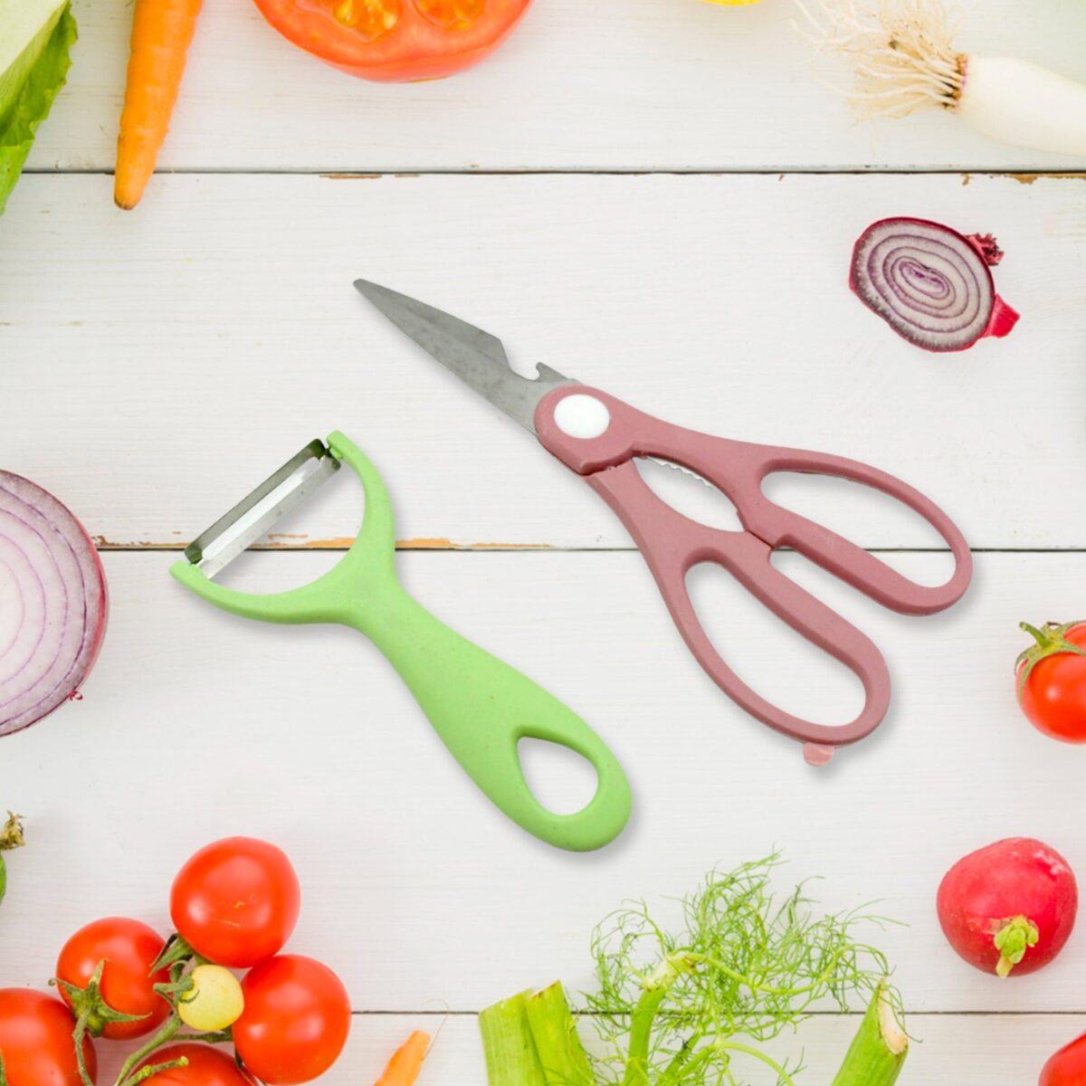 Corrugated 6Pc Kitchen Knife Set Professional Box Knife Set 6 Piece Forged Kitchen Knives with Box. - Image 1