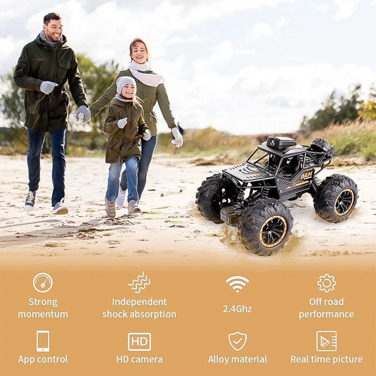 Remote Control Off-Road Truck with HD Camera - Image 6