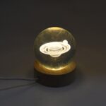 Astronaut  3D Crystal Ball lamps With Wood Base (1 Pc) - Image 4