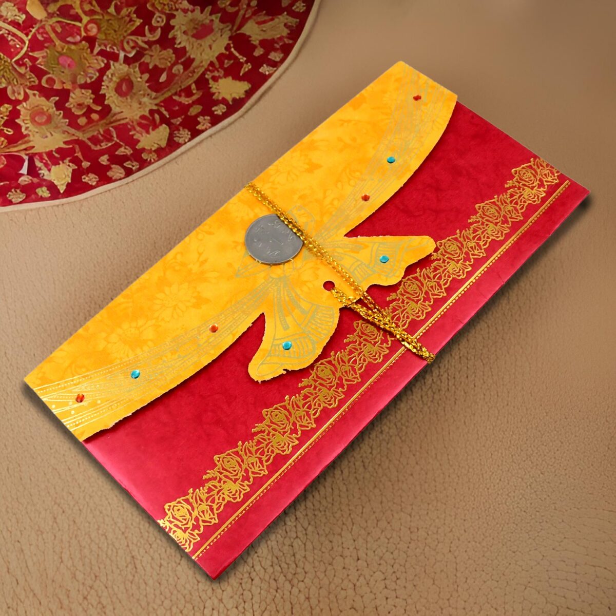 Wedding Gift Card / Cover (1 Pc / Multicolour) - Image 3