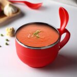 Noodles & Soup Bowl with Spoon and fork Handle Spoon Holder, Stainless Steel Bowl and Spoon Set, Stainless Steel Storage - Image 4