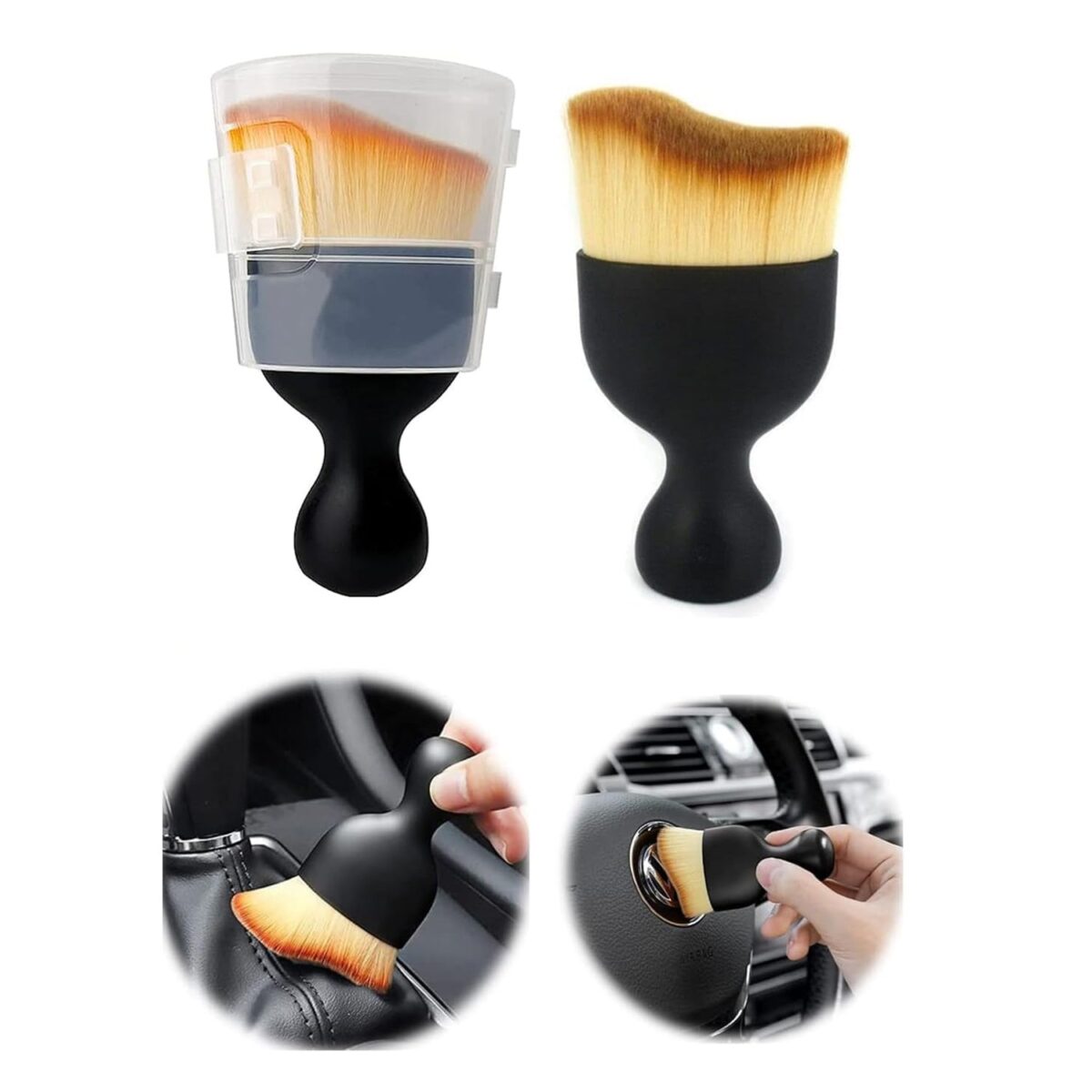 Mini Car Interior Cleaning Soft Brush -Car Cleaning Brushes Duster (1 Pc) - Image 7