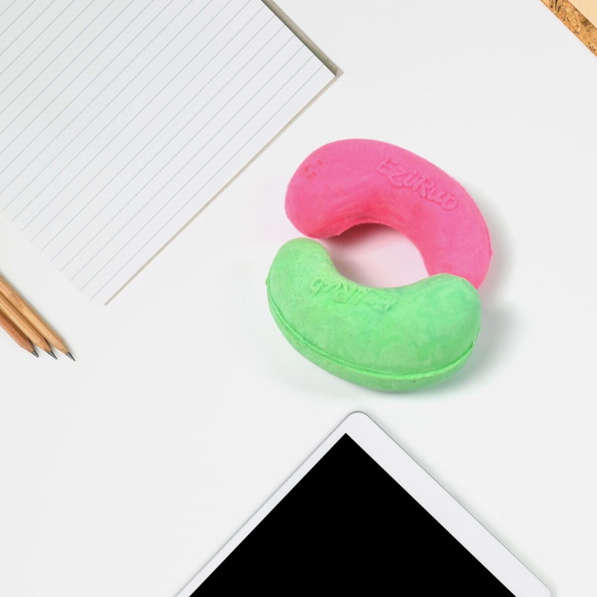 Cashew Nut Eraser Rubber Erasers (1 Pc / Mix Colour & Design) - Image 6