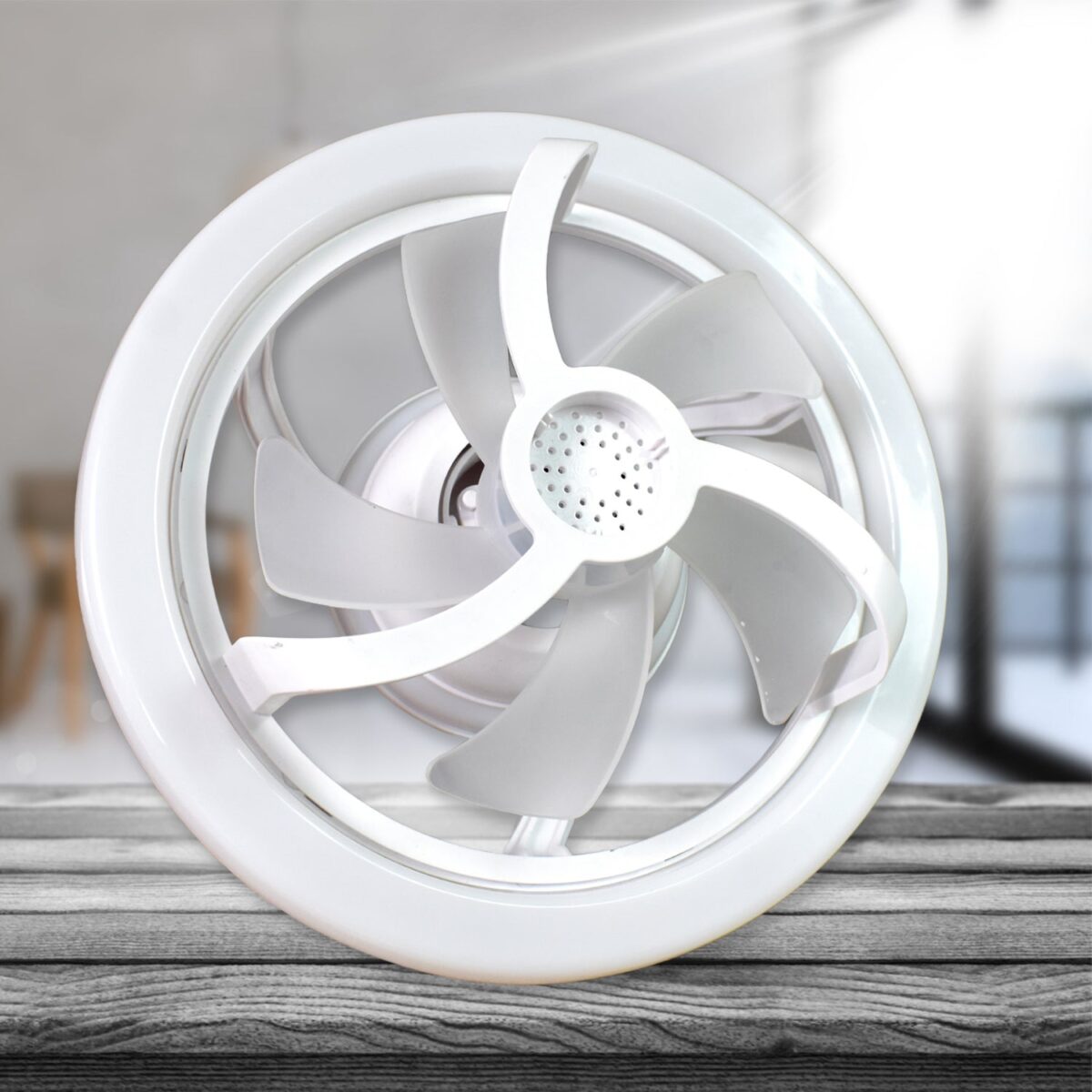 360Ã‚Â° Rotation Ceiling Fan Light Smart Fan with Remote Control (1 Pc) - Image 6