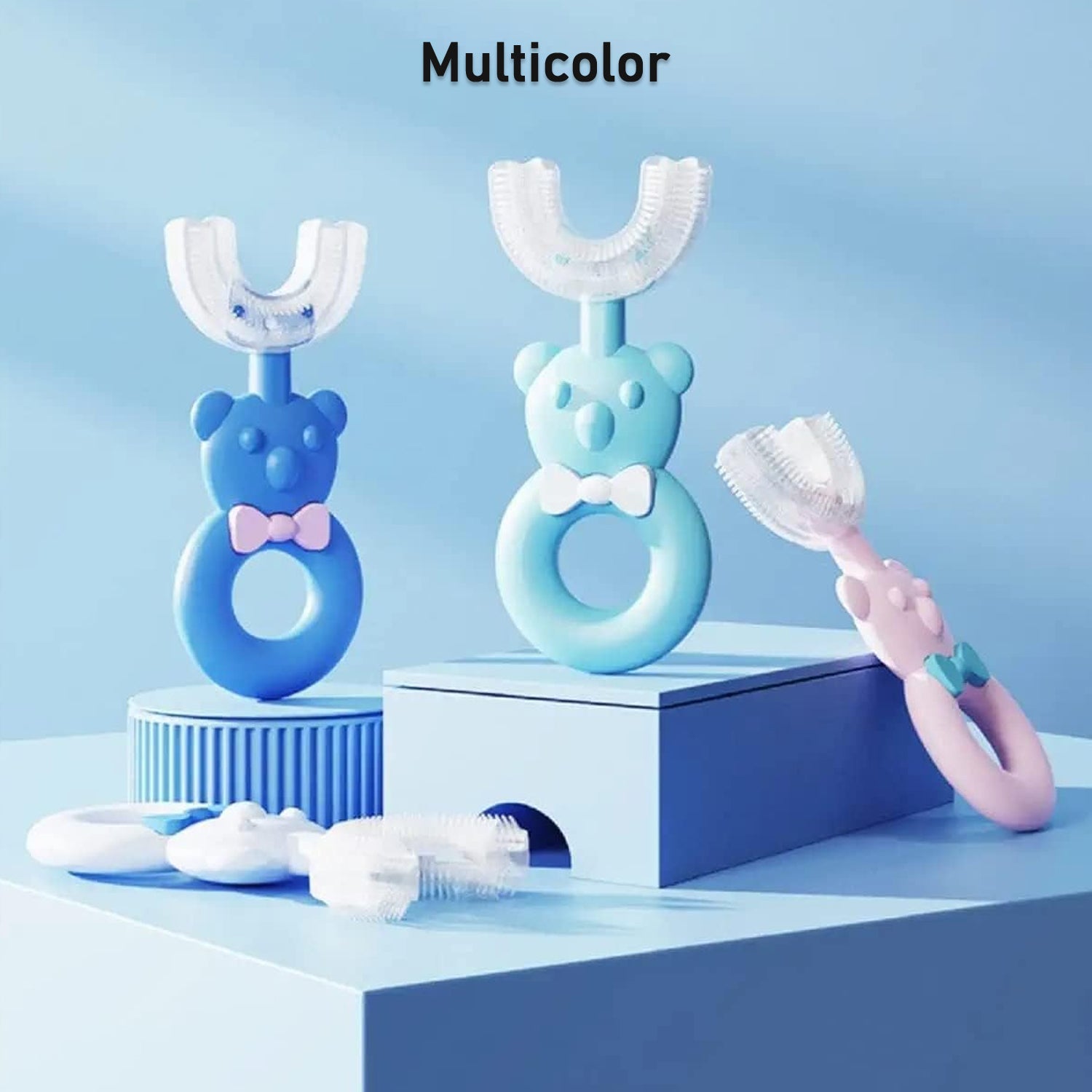 04_efaee8a8-e2ac-4281-9c4a-fa810d2a321c.jpg Baby Bear U-shaped Toothbrush Silicone Brush Head (1 Pc) - Image 4