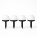 Dome Solar Garden Light Set (4 Pc) - Image 5