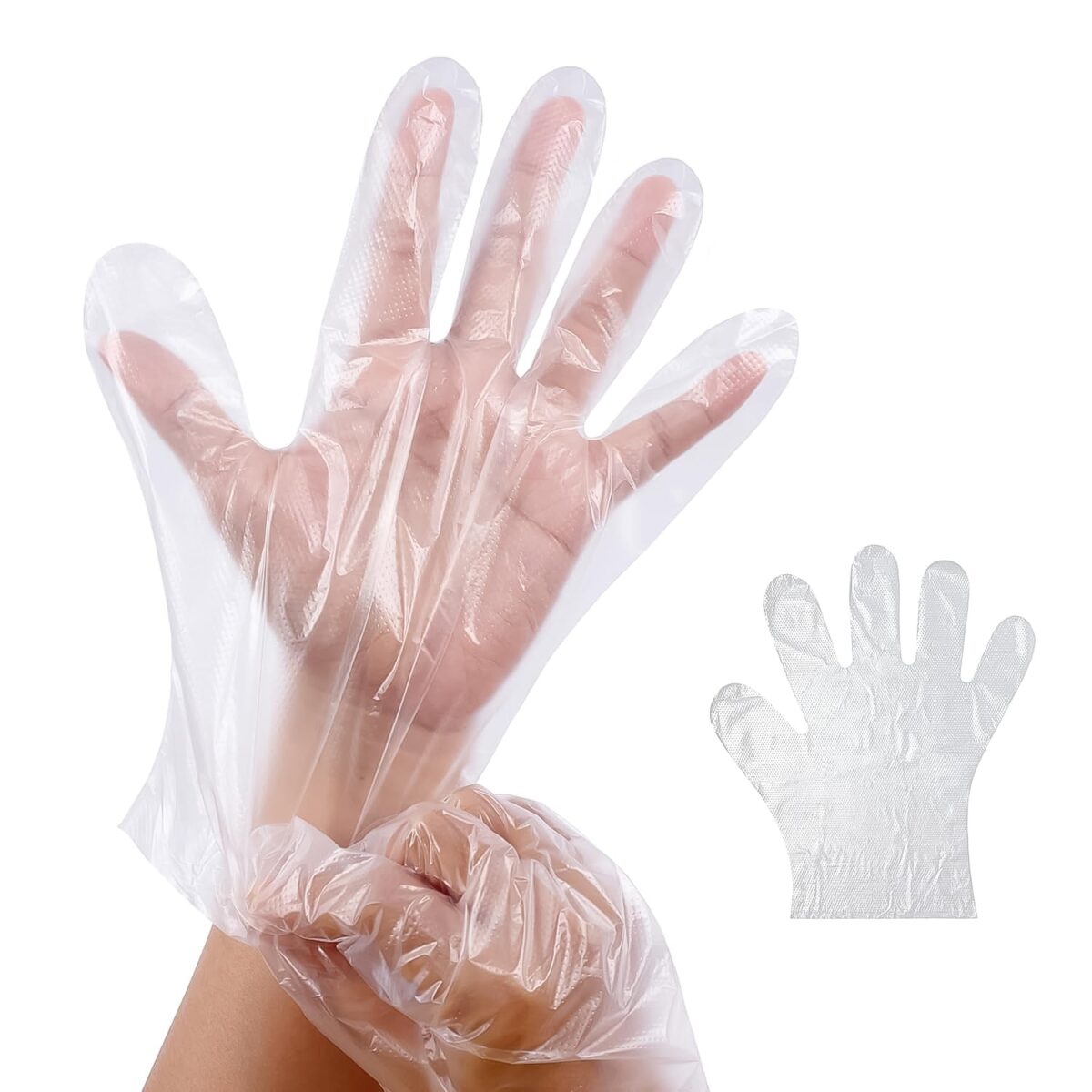 Eco-Friendly Kitchen Hand Gloves, Disposal hand gloves, Free size (100 Pc) - Image 5