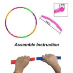 Hoops Hula Interlocking Exercise Ring for Fitness with Dia Meter Boys Girls and Adults (8 Pcs Set) - Image 5