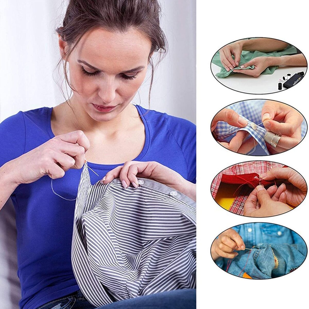 48 Pc Purse Sewing Set used for sewing of clothes and fabrics including all home purposes. - Image 9