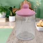 Transparent Kitchen Plastic Container/ Jar Set (2 Pcs Set / 1100 ML Approx) - Image 6