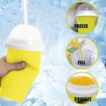Smoothies Maker Cup, Magic Quick Frozen Smoothies Cup Cooling Cup Double Layer Squeeze Cup Slushy Maker (1 Pc) - Image 5