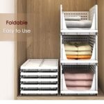 3 Layer Clothes Organizer for Wardrobe Cupboard Organizer for Clothes Foldable and Stackable Closet Organizer Drawer Organizer for Clothes, Multi Purpose Plastic Drawer - Image 4