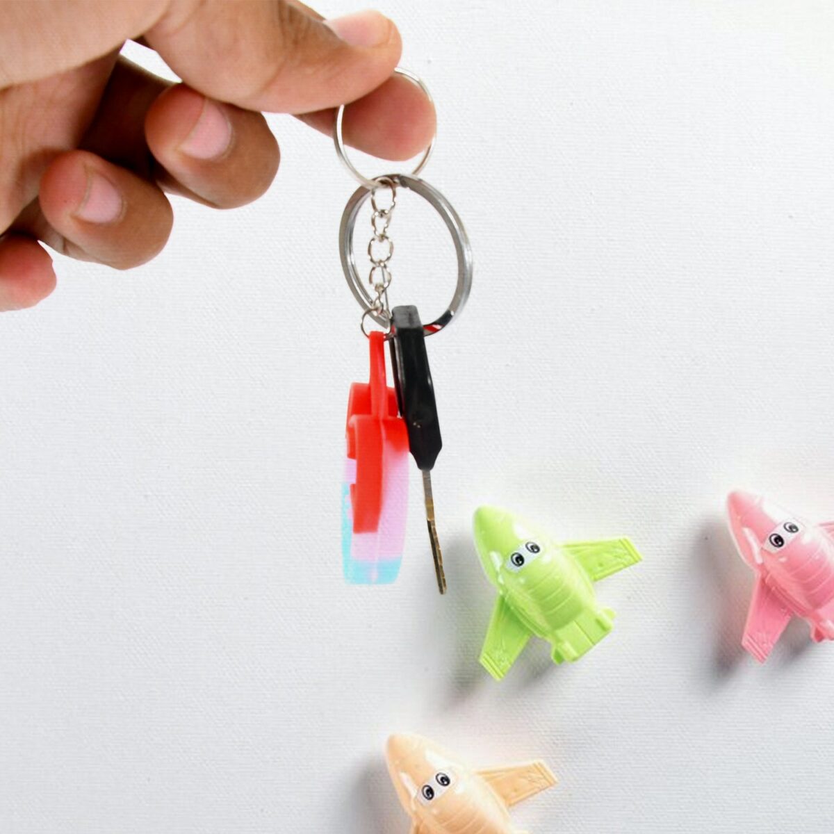 Compact Pop It Keychain Ã¢â‚¬â€œ Fun Stress Relief Fidget Toy (1 Pc | Mix Design) - Image 7