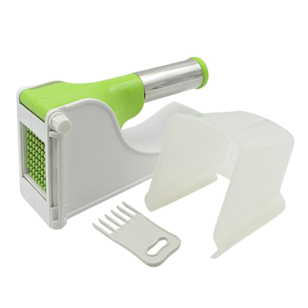 Virgin Plastic French Fry Chipser, Potato Chipser / Potato Slicer with Container - Image 5
