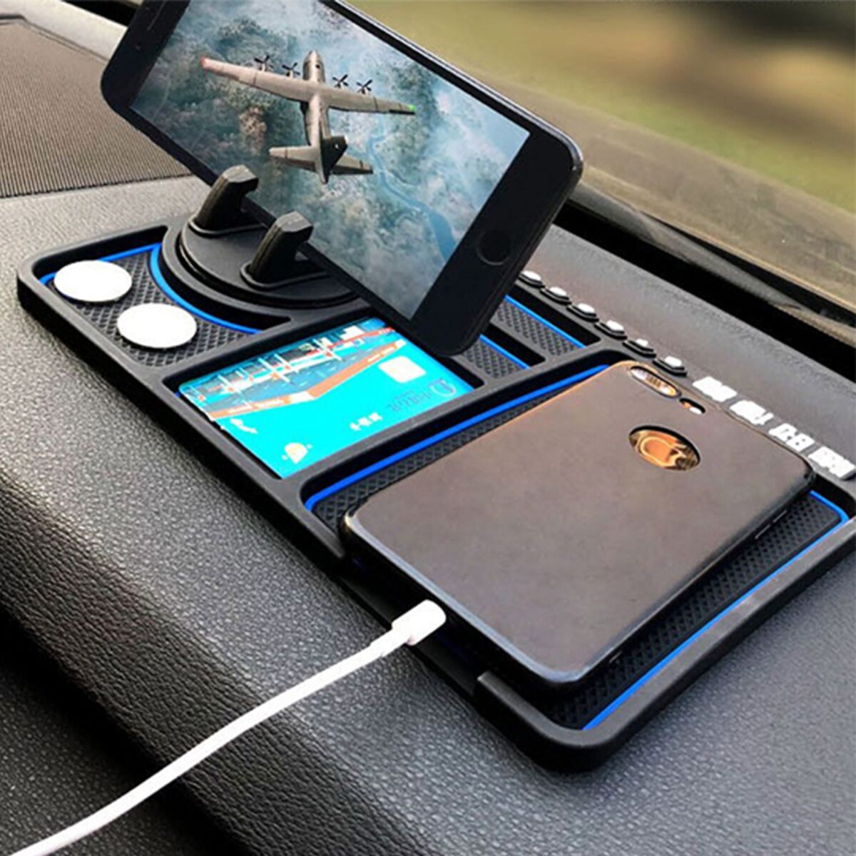 Car Dashboard Mat & Mobile Phone Holder Mount - Image 3