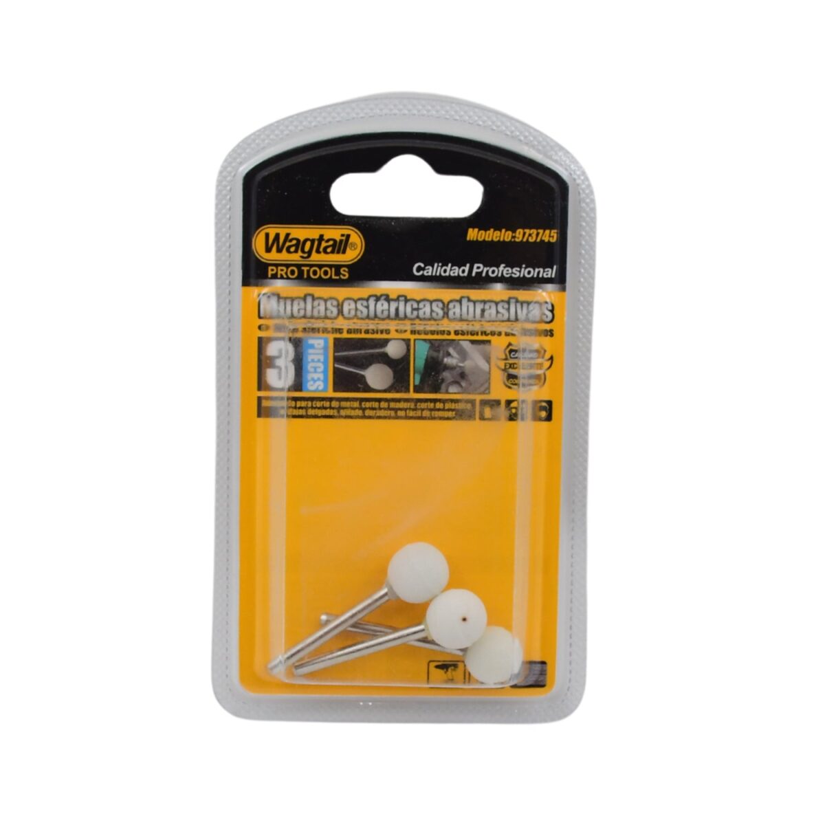 Abrasive Mounted Grinding Stone Spherical Head Wheel Abrasive Tools (3 Pcs) - Image 5