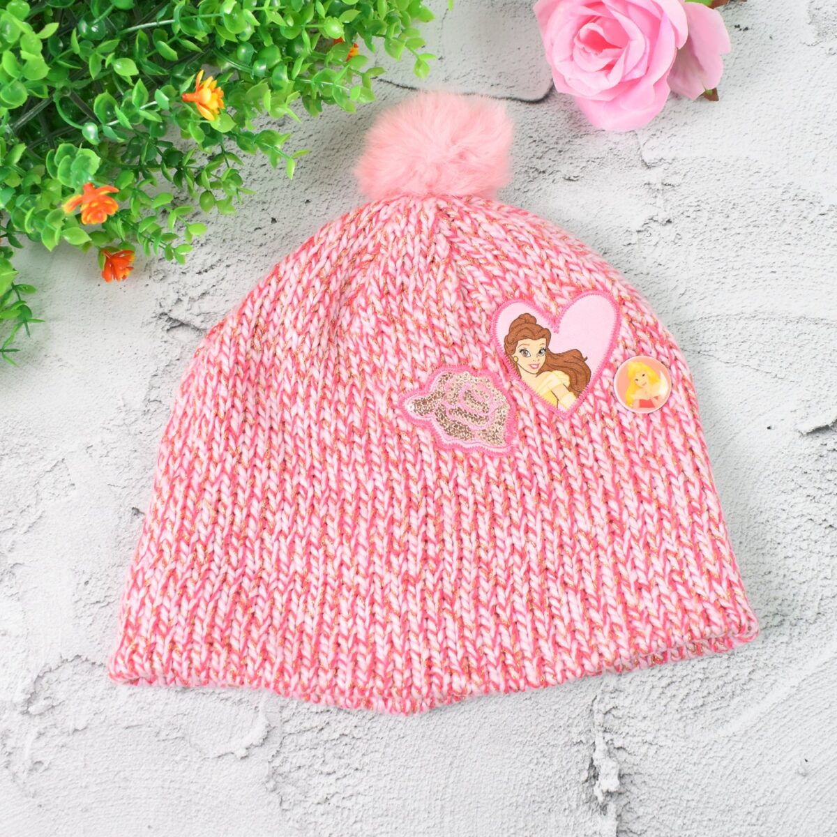 Small Cap for Winter Woolen Knitted Inside Fur Caps (1 Pc / Mix Design & Color) - Image 4